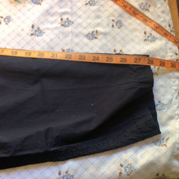TALBOTS  Sz 16W 100% cotton Navy Blue pants, lightweight. Pre Worn Used - Picture 12 of 12